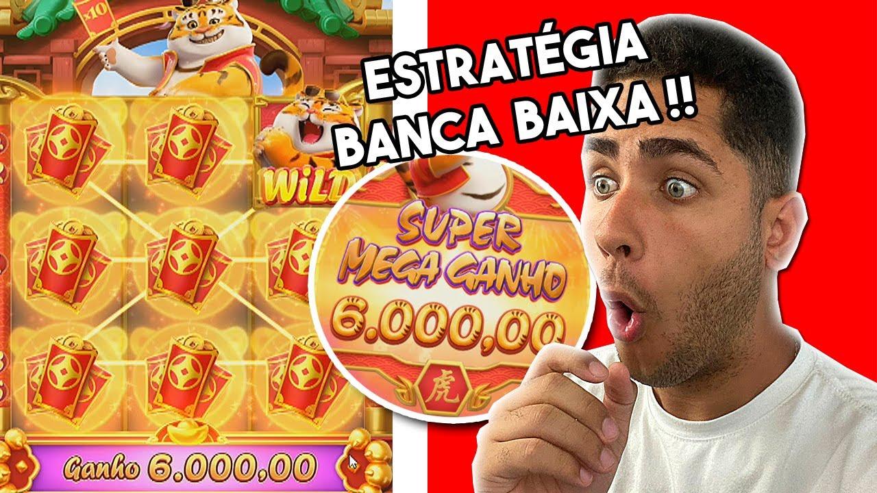 FORTUNE TIGER - COMO JOGAR COM BANCA BAIXA NO JOGO DO TIGRE