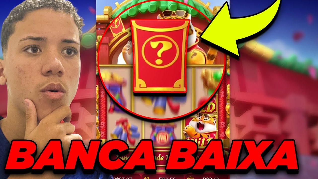 JOGANDO COM BANCA BAIXA NO FORTUNE TIGER GANHAR DINHEIRO 01.10.2023