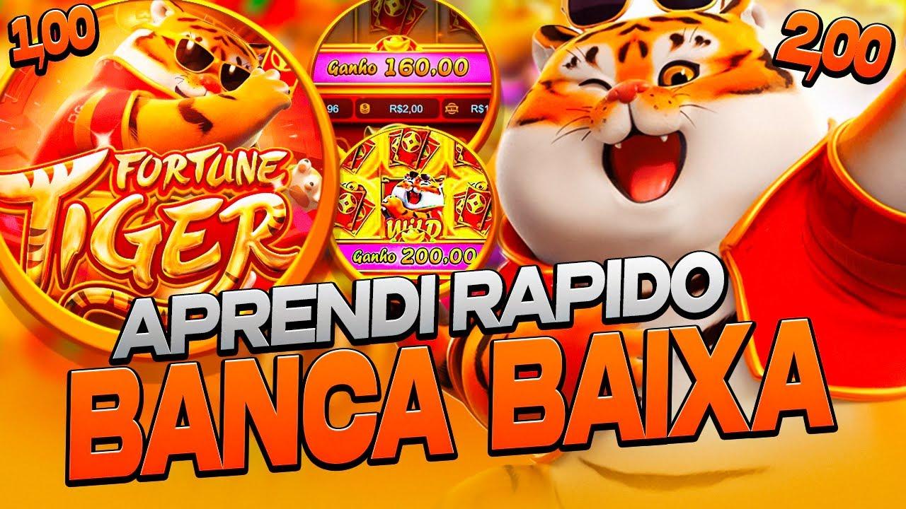 FORTUNE TIGER GANHAR DINHEIRO - COMO JOGAR COM BANCA BAIXA NO JOGO DO TIGRE  !! 20 pra 200